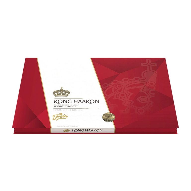 Freia Kong Haakon Norsk Konfekt 1 kg - Julegaveshop.no