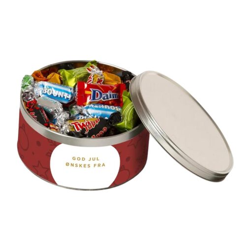 Rudolfs Utvalgte Godteboks med Innpakkede Biter 500 g