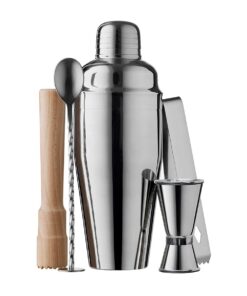 Alternative view of Funktion Rustfritt Stål og Bøk 5 deler Barsett