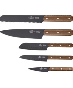 Alternative view of Lion Sabatier Phenix Walnut 5 deler Knivsett