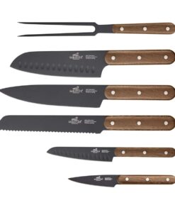 Alternative view of Lion Sabatier Phenix Walnut 6 deler Knivsett