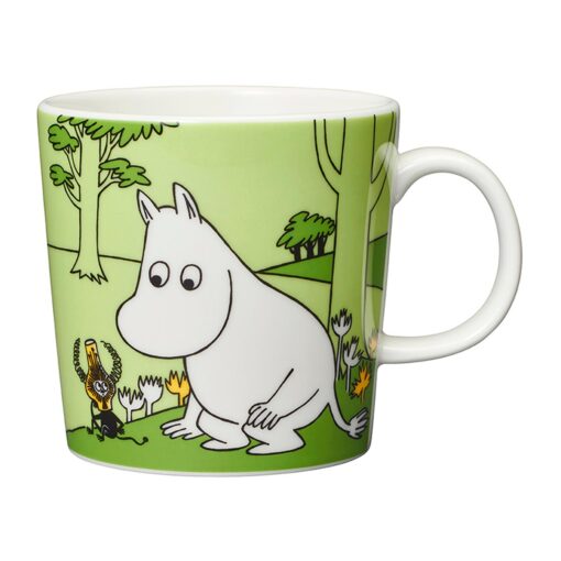 Moomin Arabia Mummi 300 ml Porselenskrus- Mummitrollet Grønn