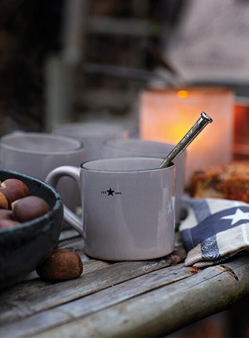 Lexington Stoneware 4-Pack Håndmalt Keramisk Kopp