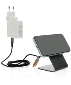 Alternative view of XD Xclusive Terra 15W Aluminium Magnetisk Trådløs Ladestativ