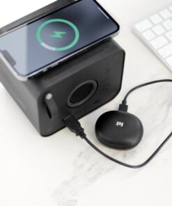 Miiego Charge & Play Re:duce 3-i-1 Trådløs Høyttaler, Ladeplate og Powerbank