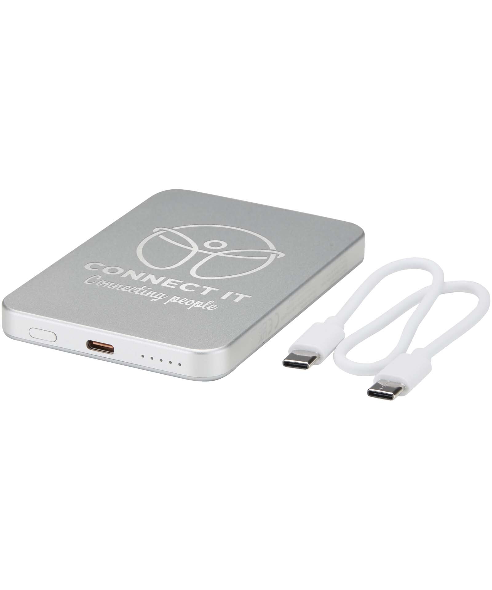 Avis 5000 mAh RCS Resirkulert Aluminium Magnetisk Powerbank