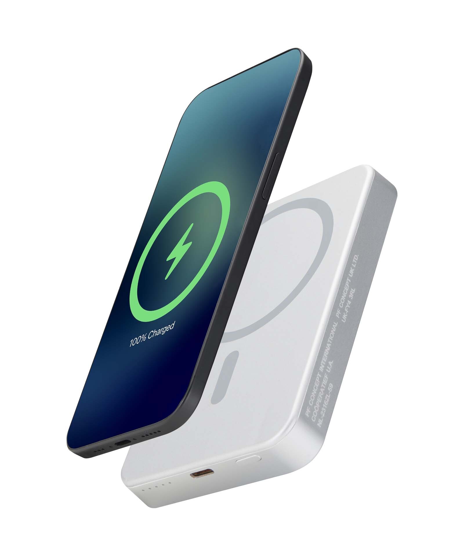 Avis 10.000 mAh RCS Resirkulert Aluminium Magnetisk Powerbank