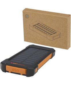Altair 5000 mAh 10 W Resirkulert Plast Solcelledrevet Powerbank med Lommelykt