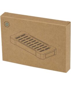 Altair 5000 mAh 10 W Resirkulert Plast Solcelledrevet Powerbank med Lommelykt