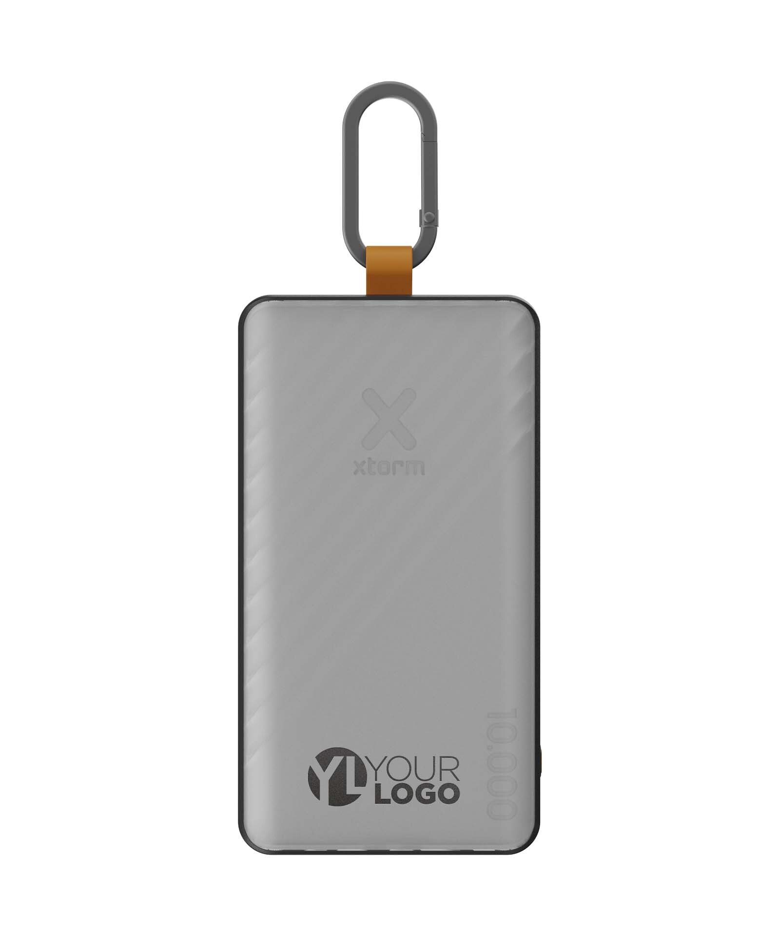 Xtorm XG2S101 Go2 10.000 mAh 15 W Solcelledrevet Powerbank med Lys og Karabinkrok