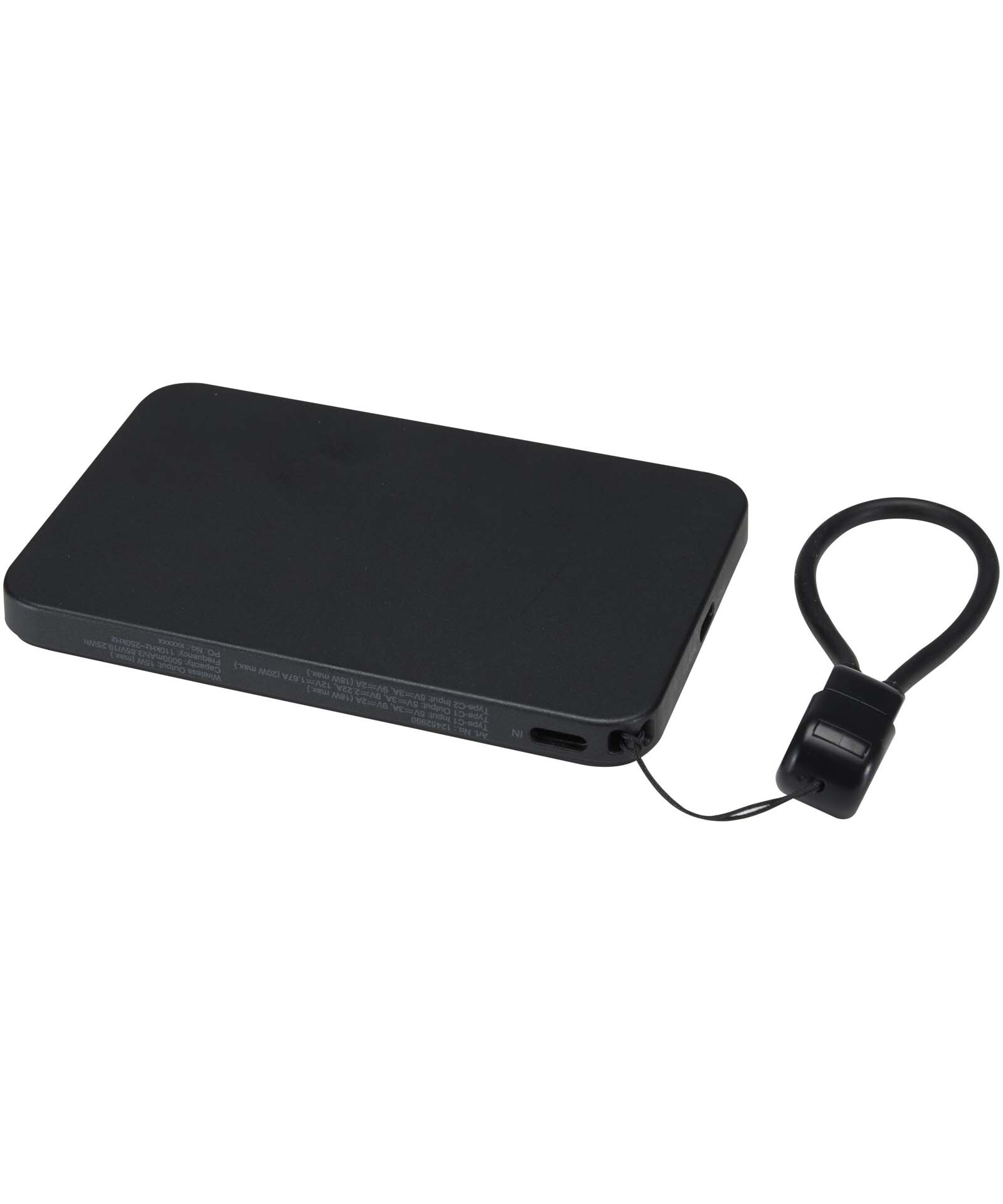 Smart 5000 mAh Magnetisk Resirkulert Plast Powerbank med Nøkkelbånd