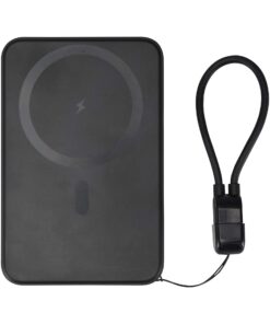 Smart 5000 mAh Magnetisk Resirkulert Plast Powerbank med Nøkkelbånd