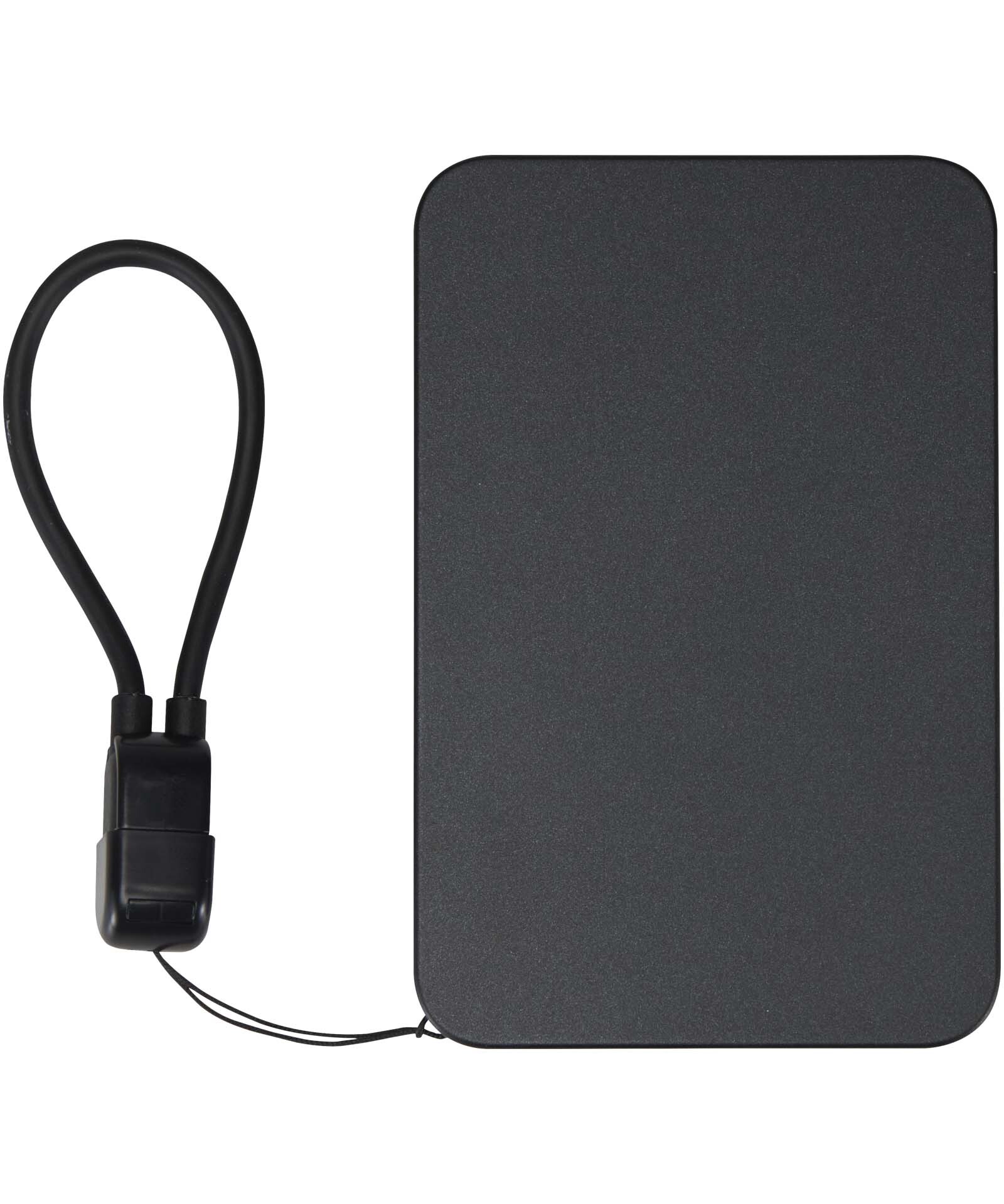 Smart 5000 mAh Magnetisk Resirkulert Plast Powerbank med Nøkkelbånd