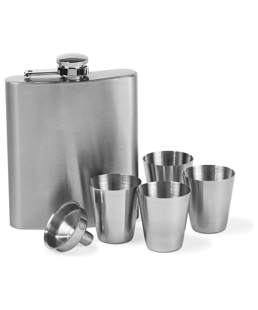 Funktion Rustfritt Stål 200 ml 6 deler Lommelerkesett