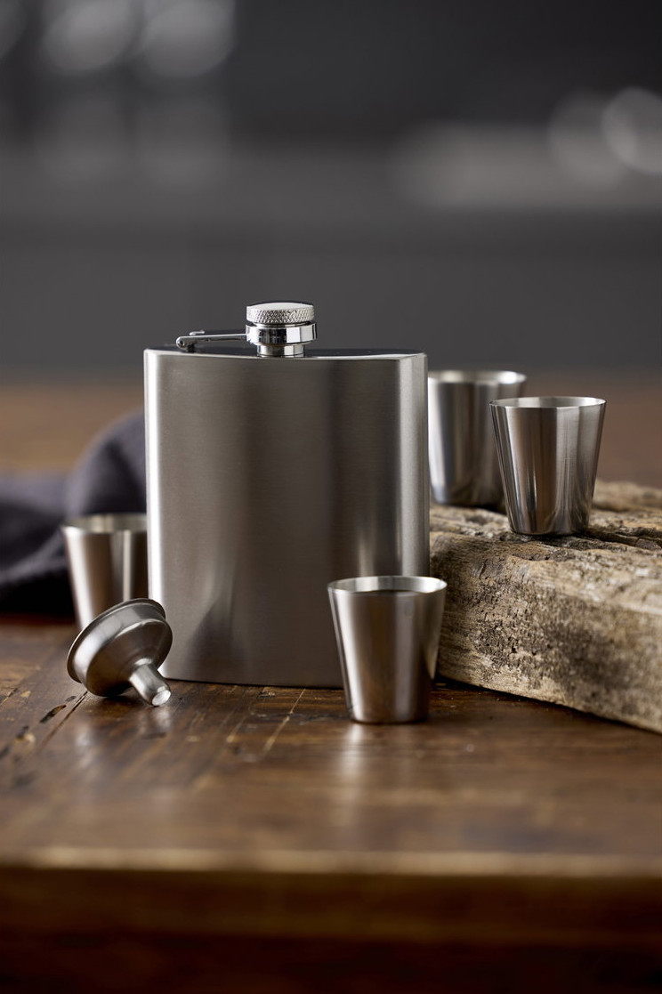 Funktion Rustfritt Stål 200 ml 6 deler Lommelerkesett