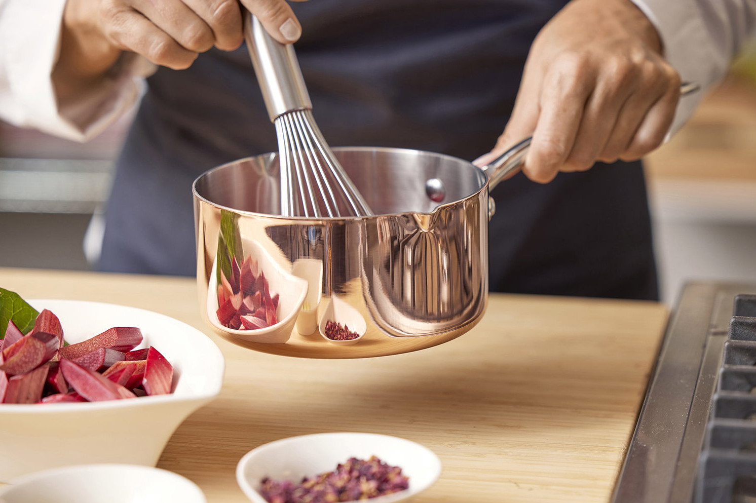 Blomsterbergs Kobber og Rustfritt Stål 1.5L Kasserolle