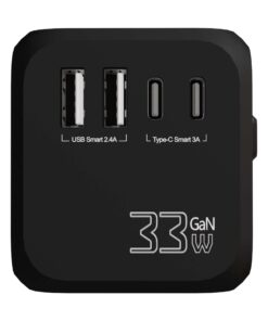 SCX.design T16 33W GaN og PD Universal Reiseadapter