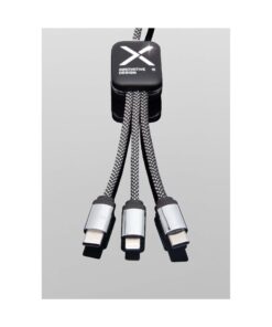 SCX.design C33 RPET 60W Lysende Logo Ladekabel