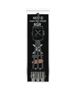SCX.design C33 RPET 60W Lysende Logo Ladekabel