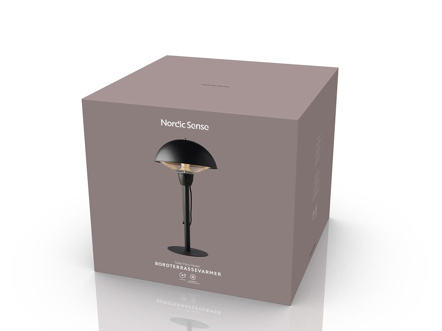 Nordic Sense 1500 W Terrassevarmer for Bord