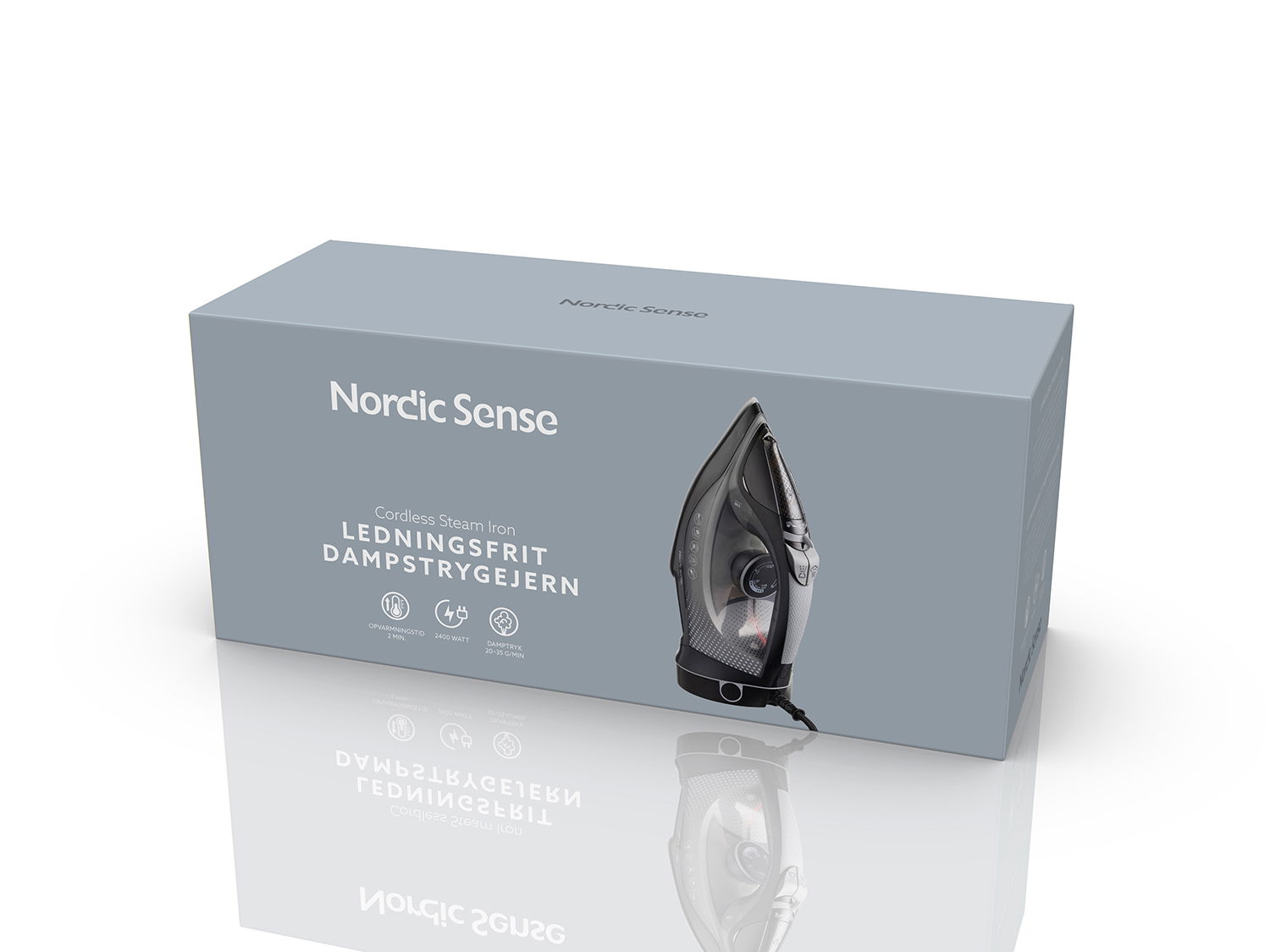 Nordic Sense 2400 W Ledningsfritt Dampstrykejern