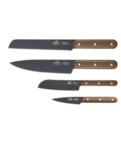 Lion Sabatier Phenix Walnut 4 deler Knivsett