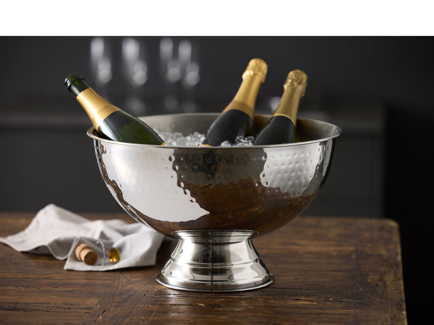 Funktion Bar Rustfritt Stål Champagnekjøler