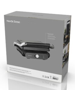 Nordic Sense 2000 W Paninigrill med Avtakbare Grillplater