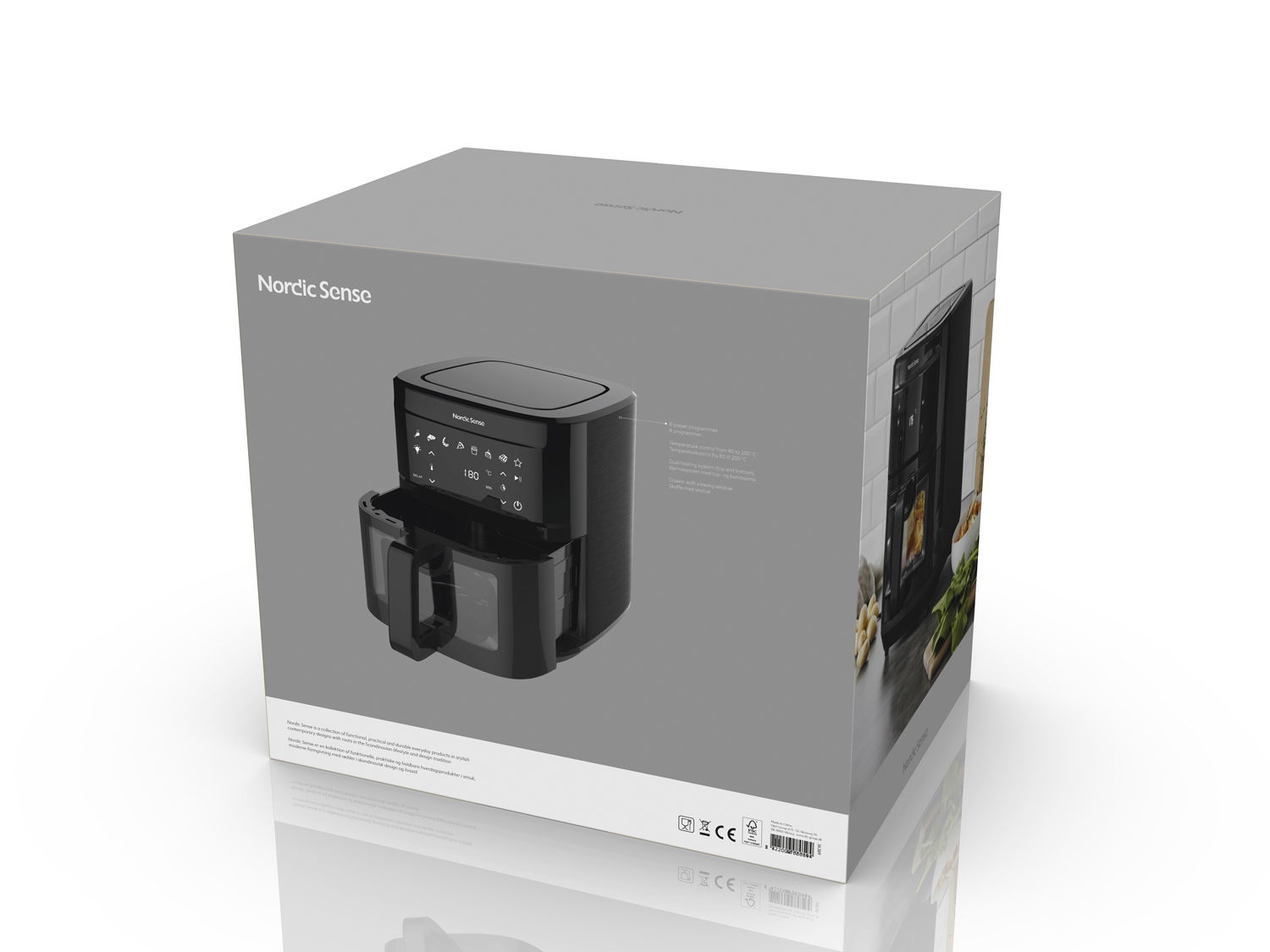 Nordic Sense 2000 W 9 L Airfryer