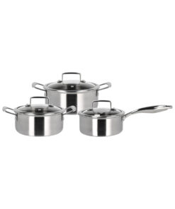 HOLM Hybrid 3ply 6 deler Grytesett med Lokk