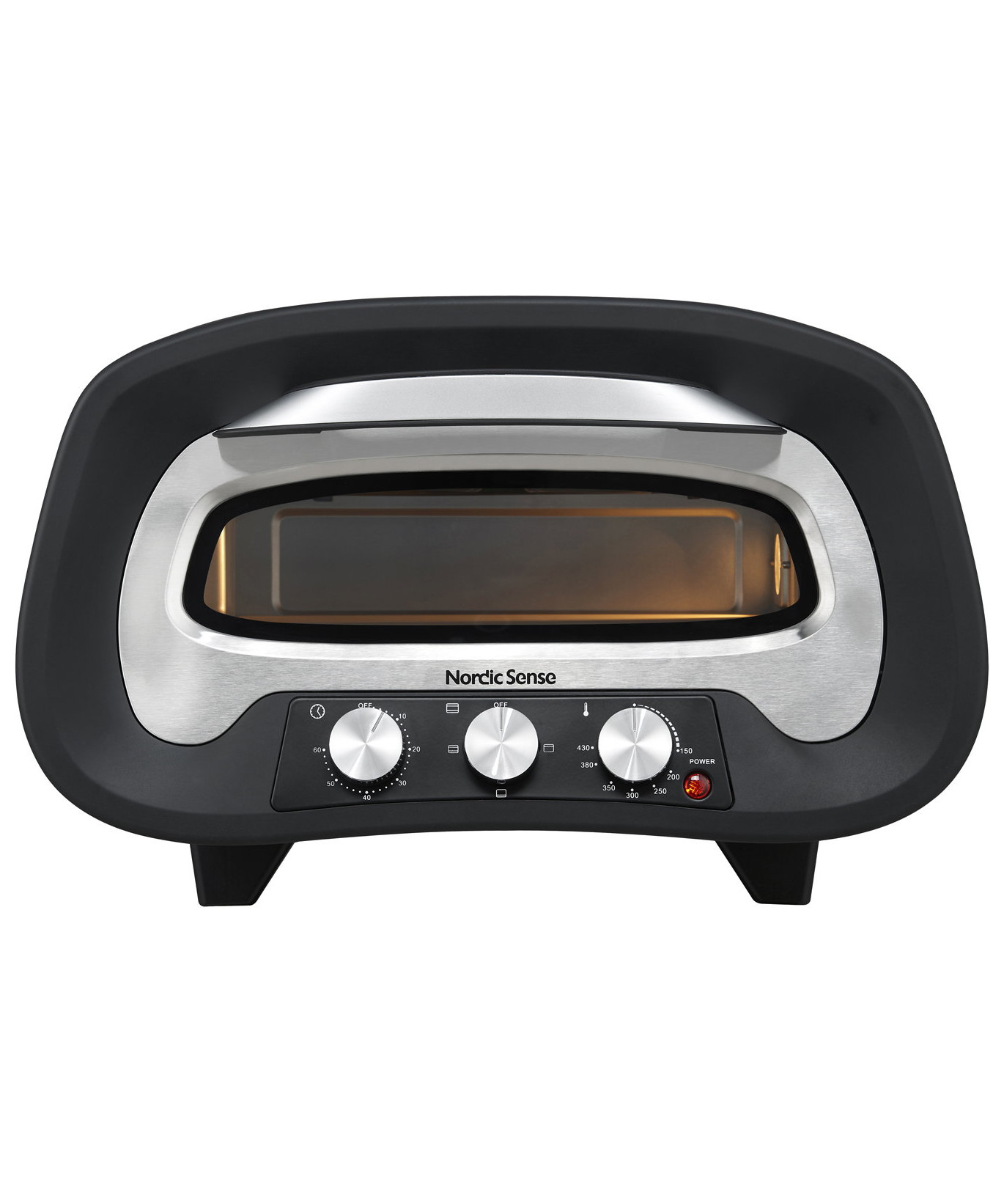 Nordic Sense 2200W Elektrisk Pizzaovn