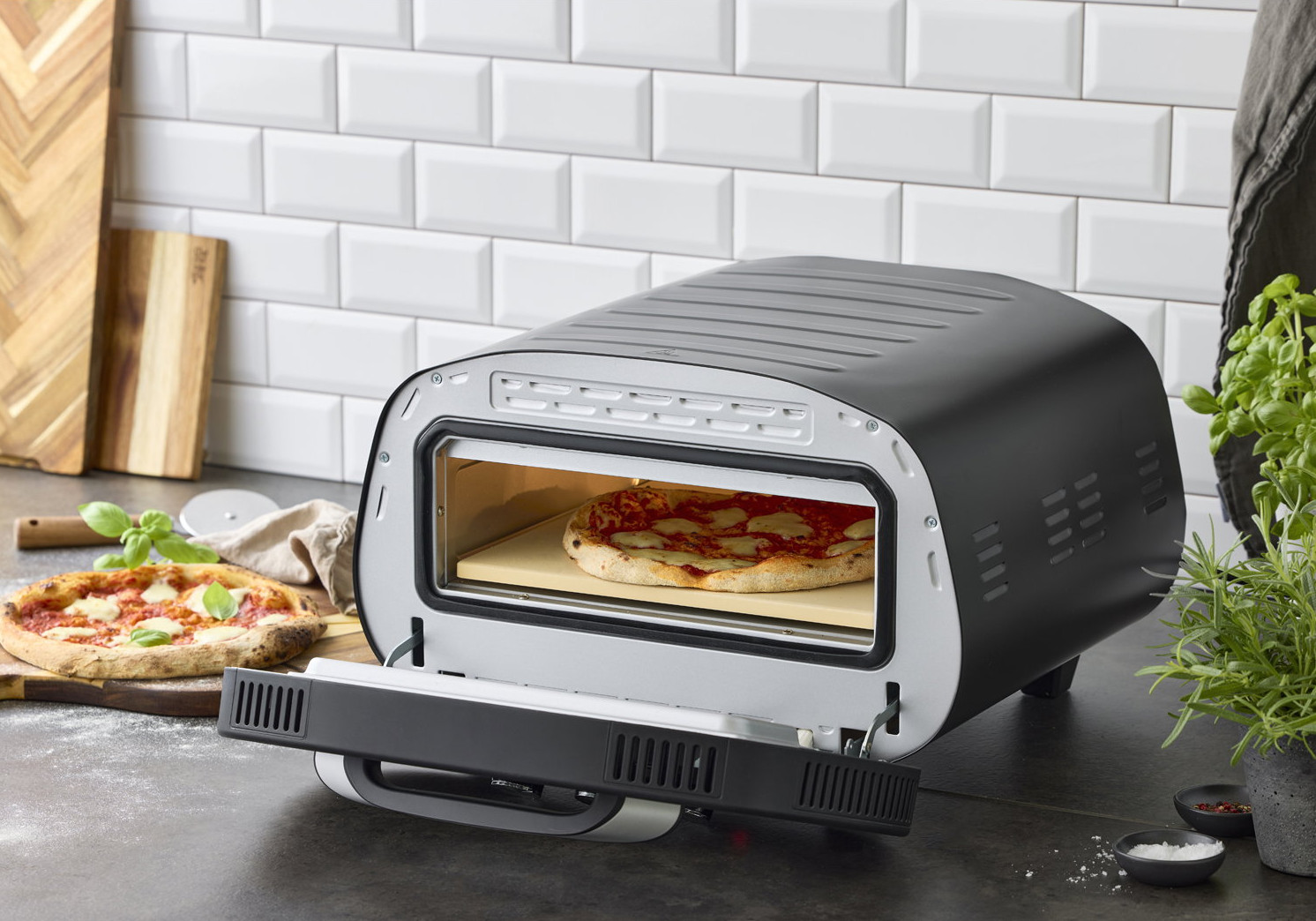 Nordic Sense 2200W Elektrisk Pizzaovn