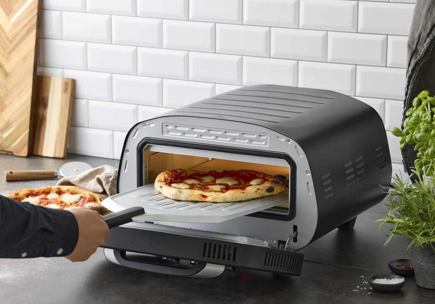 Nordic Sense 2200W Elektrisk Pizzaovn