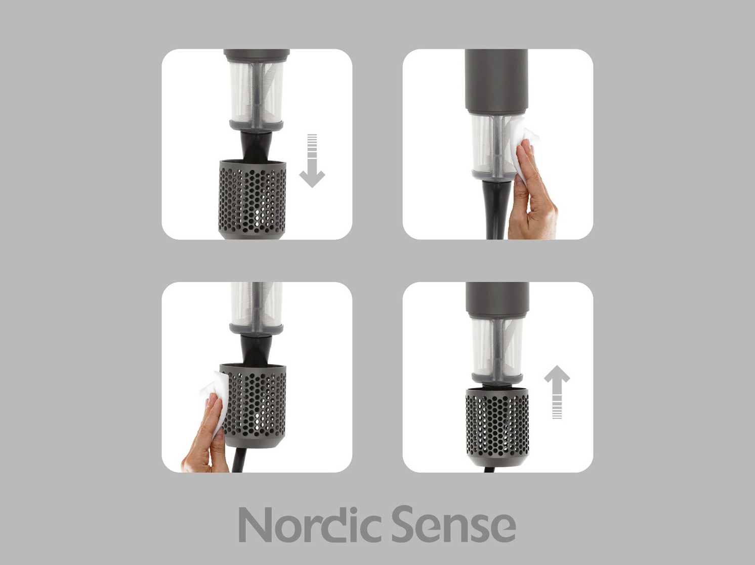 Nordic Sense 1600W AI Hårføner