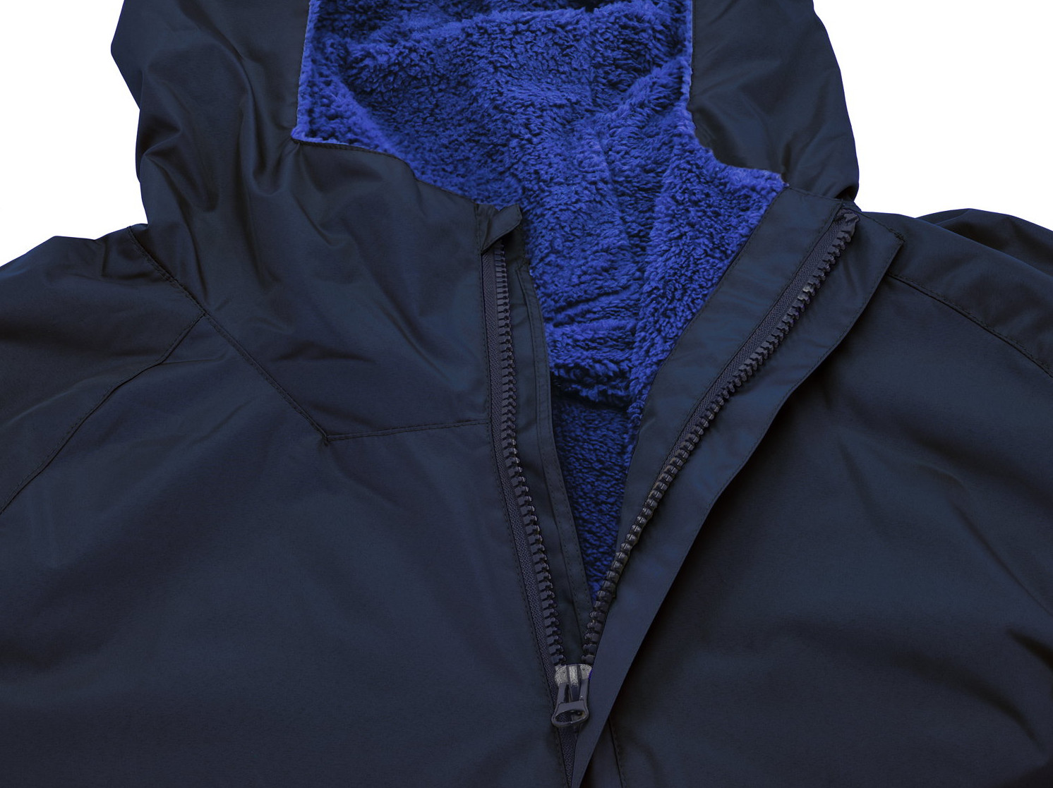 Södahl North Polyester Fleecefôret L/XL Navy Vinterbadekåpe