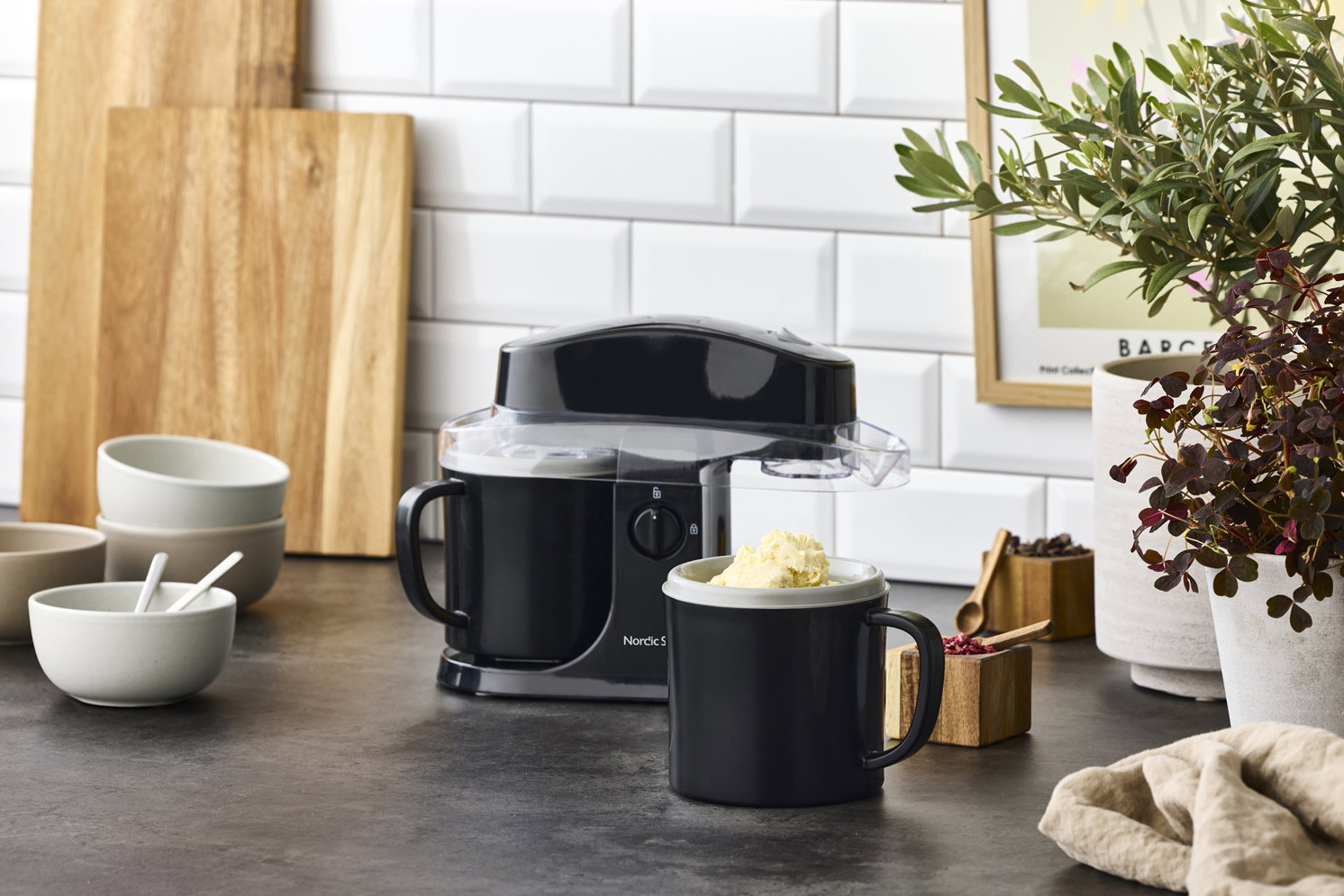 Nordic Sense Iskremmaskin med 2 Kamre