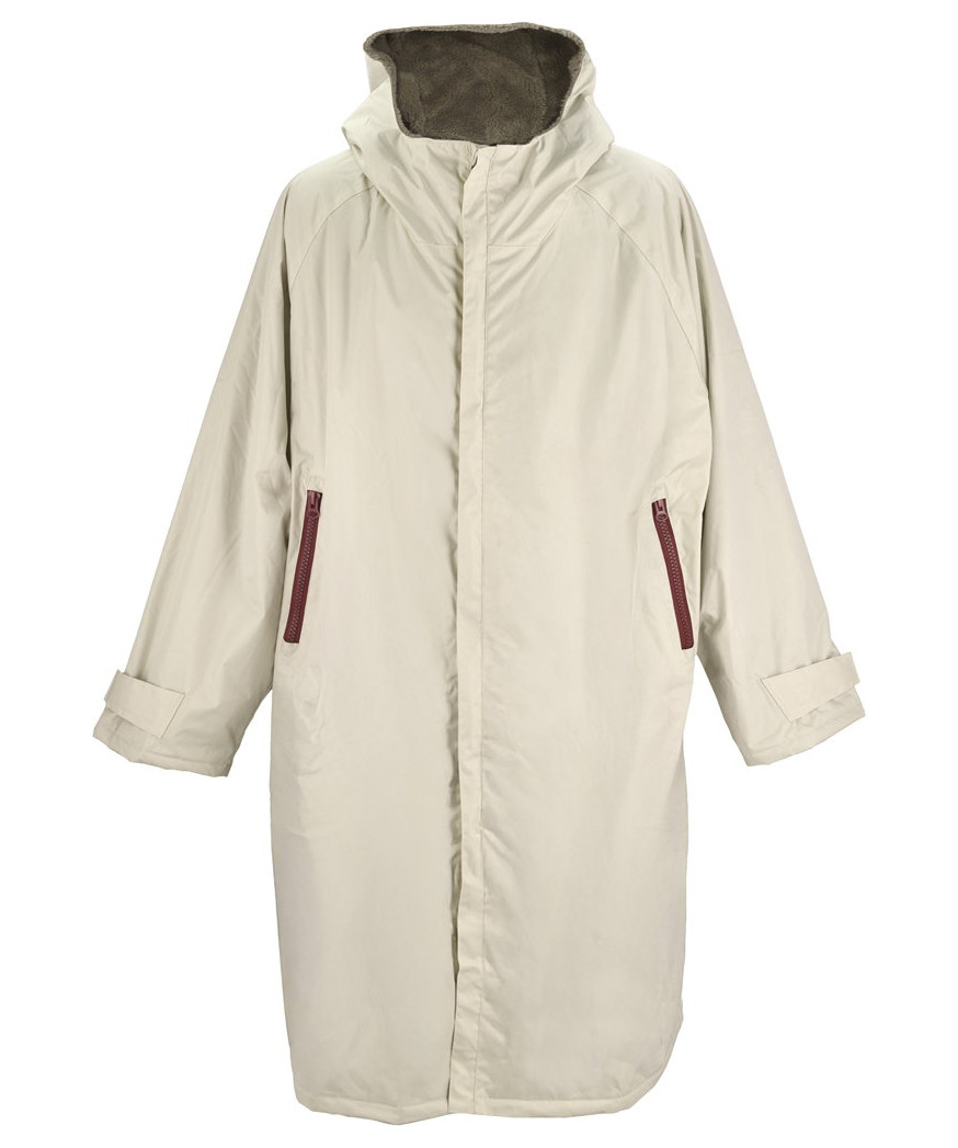 Södahl North Polyester Fleece S/M Beige Vinterbadekåpe