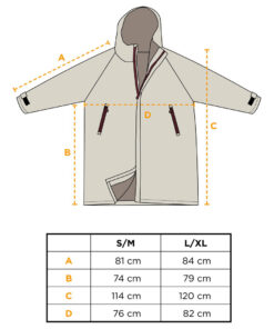 Södahl North Polyester Fleece L/XL Beige Vinterbadekåpe