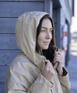 Södahl North Polyester Fleece L/XL Beige Vinterbadekåpe