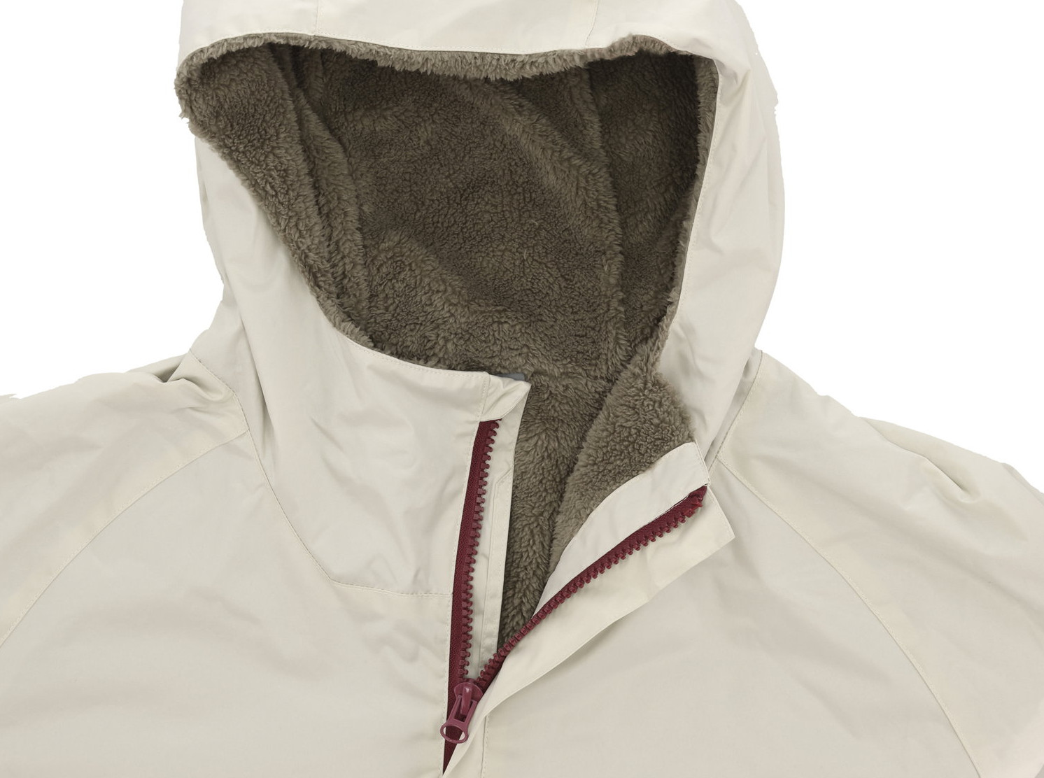 Södahl North Polyester Fleece L/XL Beige Vinterbadekåpe