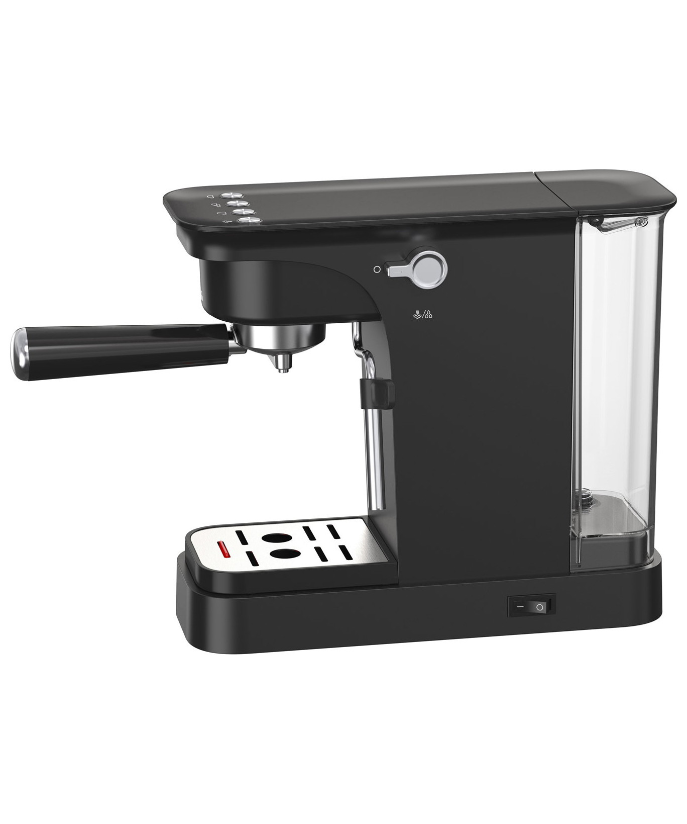 Nordic Sense Espressomaskin med Melkeskummer og Kapseladapter