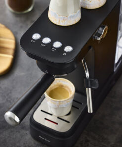 Nordic Sense Espressomaskin med Melkeskummer og Kapseladapter