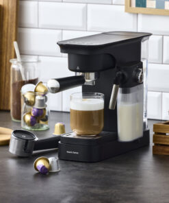 Nordic Sense Espressomaskin med Melkeskummer og Kapseladapter