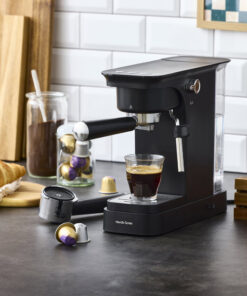 Nordic Sense Espressomaskin med Melkeskummer og Kapseladapter