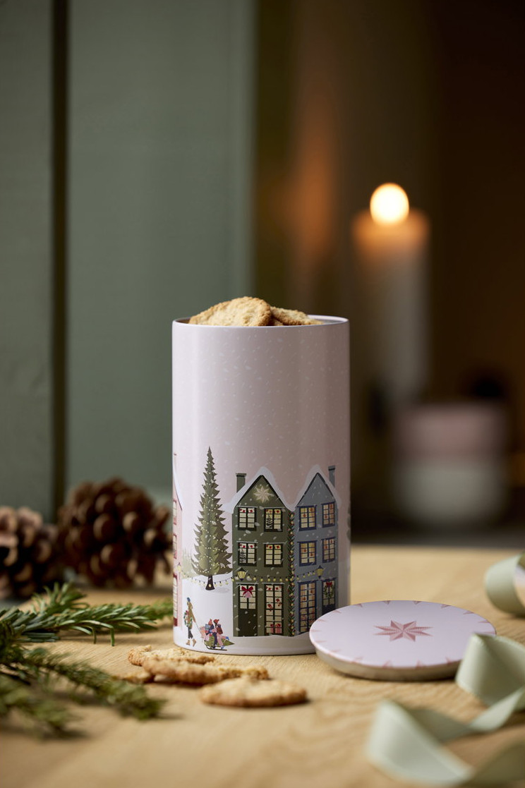 Pillivuyt Vinter Crystal Rose Metall Kakeboks