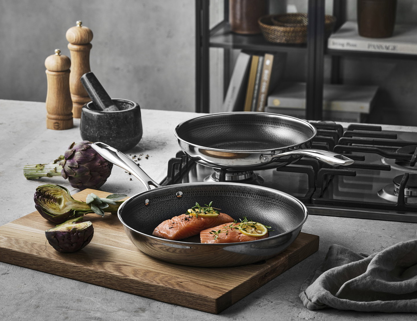 Pillivuyt Gourmet Paillon Hybrid 28 cm Rustfritt Stål Stekepanne