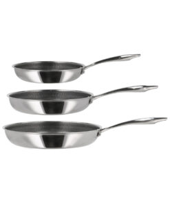 Pillivuyt Gourmet Paillon Hybrid 20+24+28 cm Rustfritt Stål Stekepannesett