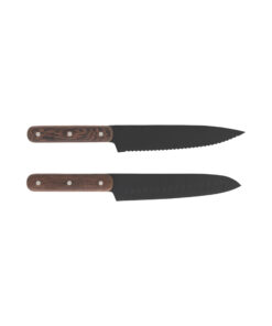 Örrefors Jernverk Blacksmith Knivsett med Skjærebrett
