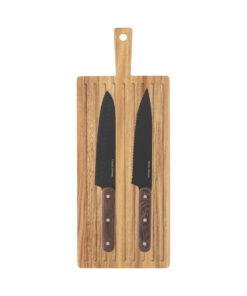 Örrefors Jernverk Blacksmith Knivsett med Skjærebrett
