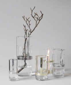Sagaform Hold Glass og Metall Vase
